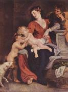 Peter Paul Rubens Heilige Familie mit dem Korbe Spain oil painting artist